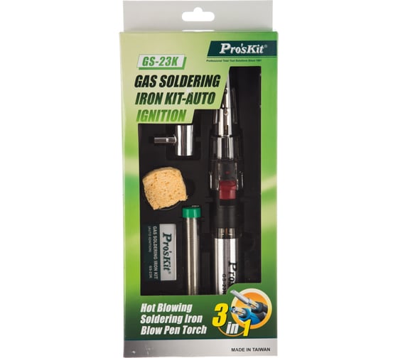 Газовый паяльник 3 в 1 Pro'sKit GS-23K С00037320