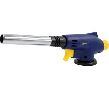 Горелка газовая KUBIS Ф14 мм, с пьезоподжигом, 1300°С, 93 г/час, байонетное соединение, длина 198 мм 01-07-0104