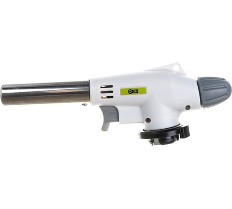 Газовая горелка ON с пьезорозжигом, цанговый захват, широкое сопло, 17,5х4х6,2 см 10-02-004