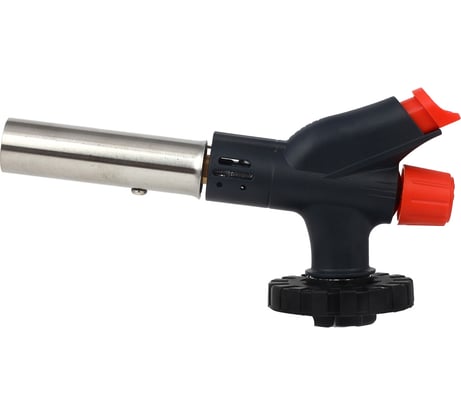 Горелка газ. с пьезорозжигом, ЕРМАК цанговый захват, широкое cопло; 15,3х5х8,5см 116-012