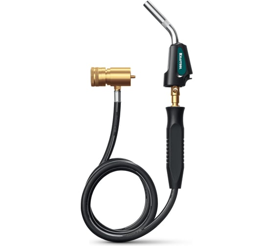 Газовая горелка KRAFTOOL KS-8000 Blue Fire с пьезоподжигом на баллон, шланг 1.4м, 2000C 55512