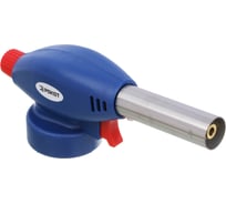 Горелка газовая РОКОТ с пьезорозжигом, цанговый захват, сопло 19 мм, 17x6.6x5.1 см 116-052