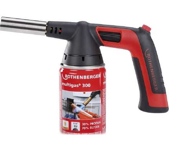 Горелка с пьезоподжигом и баллоном Мультигаз ROTHENBERGER ROFIRE 4 PIEZO Set 1000002360