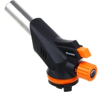 Горелка газовая с пьезорозжигом ЕРМАК цанговый захват, широкое сопло, 14,5x7,2x4,3 см 116-055