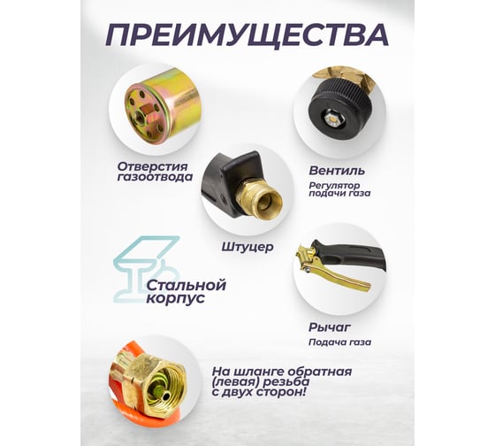 Горелка газовая Rockforce RF-15040(64946)