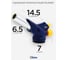Горелка газовая KUBIS Ф20 мм с пьезоподжигом, 1300*С, 80 г/час, байонетное соединение 01-07-0107 3