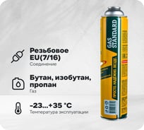 Газовый баллон TOURIST STANDARD, газ резьбовой TBR-300