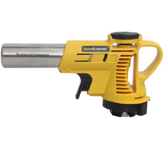 Горелка газовая Hanskonner пьезоподжиг, керамика в сопле, защита от вспышек HK5015-KL-02 1