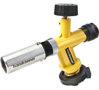 Горелка газовая Hanskonner пьезоподжиг, регулировка остроты пламени, цинковый корпус HK5015-KL-03