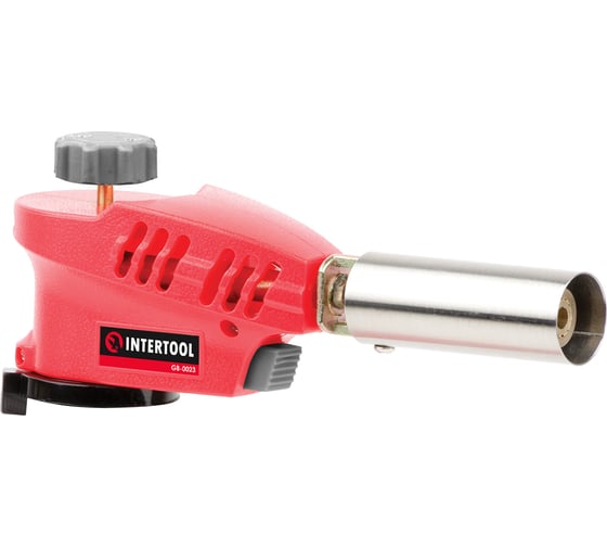 Горелка газовая INTERTOOL c пьезозажиганием GB-0023