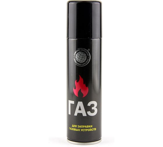 Газ универсальный Pegas (continent comfort) 100гр 260 см3 (газ для зажигалок) 130463-3