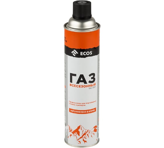 Газ в баллоне Ecos для портативных приборов GC-350 (резьбовой EPI-GAS, 350 г, Корея) 140544
