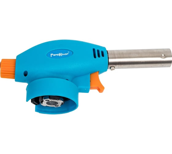 Горелка Ремоколор газовая на бутановый баллон, пьезоподжиг, своб., 67x170мм, 73-0-011