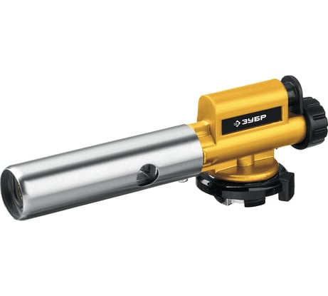 Цельнометаллическая газовая горелка ЗУБР ГПМ-800 с пъезоподжигом 55550