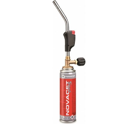 Горелка KEMPER NOVACET Plus с баллончиком 110 мл, с пьезоподжигом 1058KIT