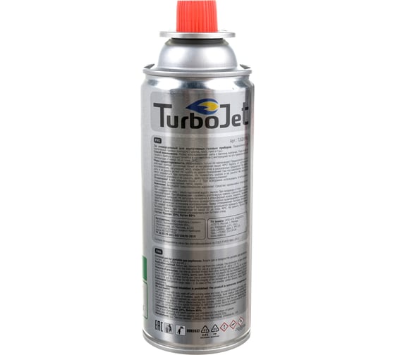 Газовый баллон Turbojet пропан-бутан 220 г, 520 мл TJ520PBC