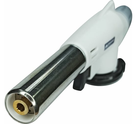Газовая горелка vertextools "БЕЛАЯ КЕРАМИКА" с пьезорозжигом 0836