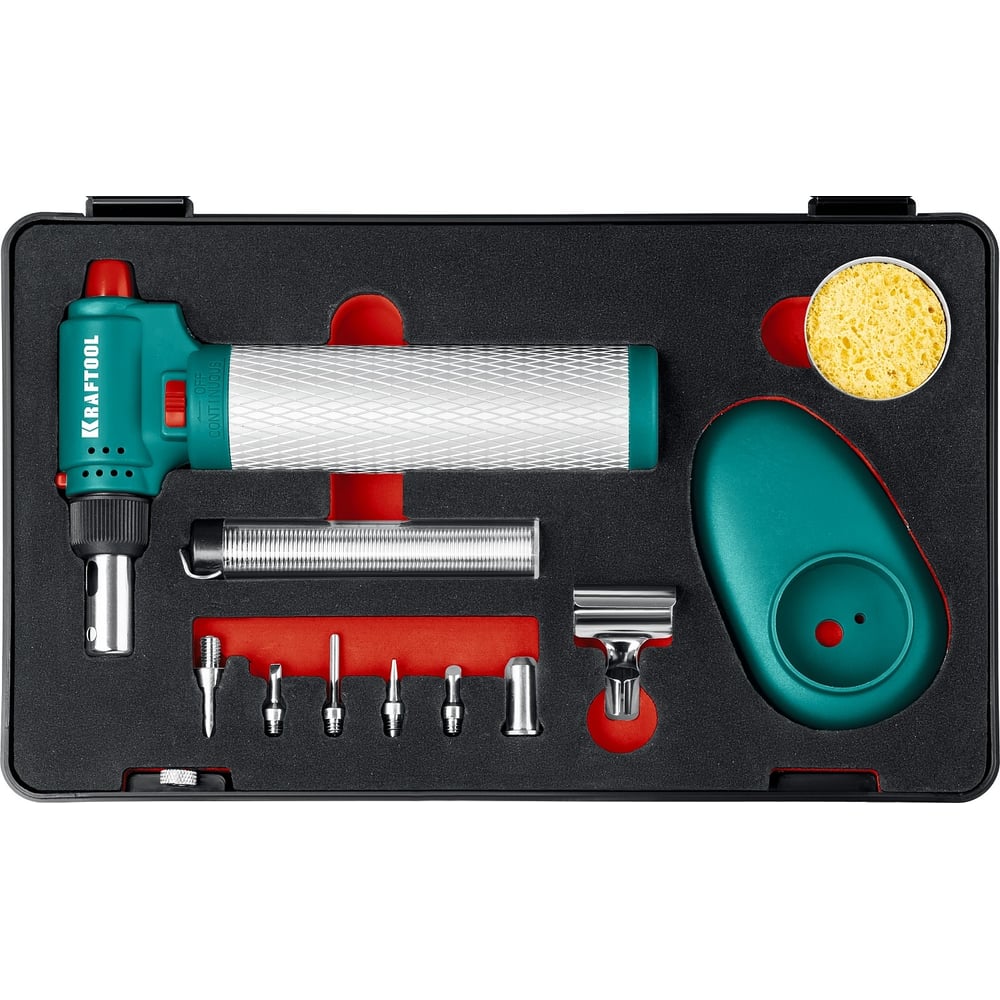 Газовый паяльник KRAFTOOL Multi torch набор 8-в-1 55506-H8 - выгодная ...