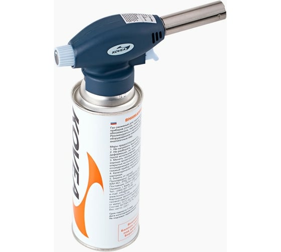 Газовый резак средней мощности с пьезоподжигом KOVEA Fire Bird Torch Auto KT-2511