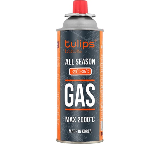 Газовая паяльная горелка для цангового баллона Tulips Tools с баллоном IG13-055