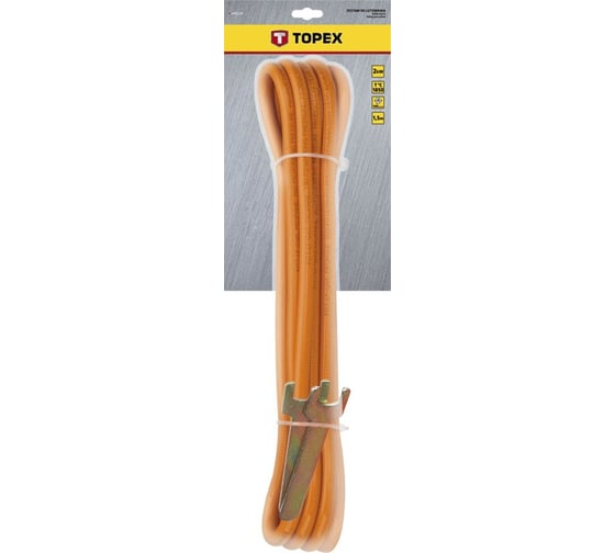 Шланг газоподводящий, 5 м TOPEX 44E155