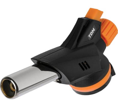 Газовая горелка TDM ELECTRIC регулятор подачи, пьезоподжиг, бутан, профи, блистер, серия "Алмаз" SQ1041-0104