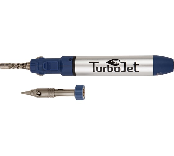 Газовый паяльник с дополнительным соплом и подставкой Turbojet TJ200-B