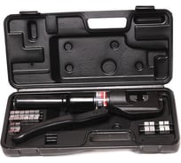 Гидравлический обжимной инструмент для кабелей FORCEKRAFT 8 т, ход штока-12 мм, сечение 6-70 мм2, адаптеры 6, 10, 16, 25, 35, 50, 70 мм, в кейсе FK-Y70A(27922)