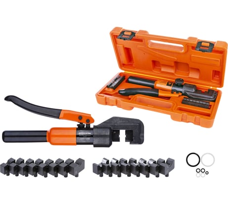 Гидравлические пресс клещи TDM ELECTRIC ПГРс-70 с набором матриц, 4-70 мм2, 9 штук SQ1027-0103