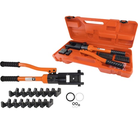 Гидравлические пресс клещи TDM ELECTRIC МастерЭлектрик ПГРс-300 с набором матриц, 10-300мм2, 12 штук SQ1027-0102