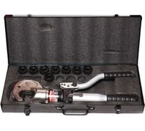 Инструмент гидравлический обжимной для кабелей 12т Forcekraft (ход штока-32мм, сечение 16-400мм2, адаптеры-16,25,35,50,70,95,120,150,185,240,300,400мм), в кейсе FK-Y400D(27916)