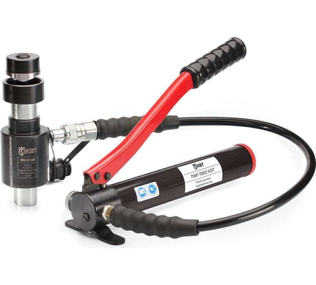 Гидравлический помповый пресс для пробивки отверстий КВТ ПГПО-60 53137