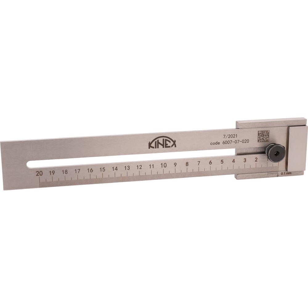 Линейка Kinex (K-MET) разметочная 200мм 0,1мм INOX 6007-07-020 ...