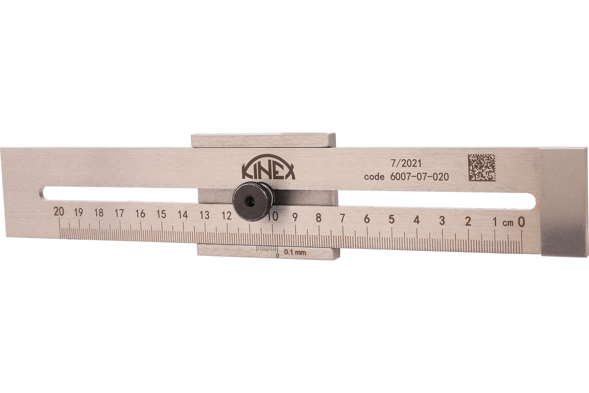 Линейка Kinex (K-MET) разметочная 200мм 0,1мм INOX 6007-07-020 ...