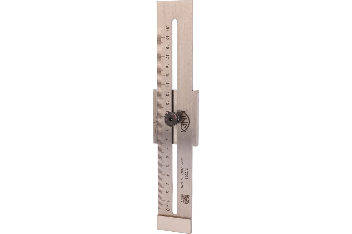Линейка Kinex (K-MET) разметочная 200мм 0,1мм INOX 6007-07-020 ...