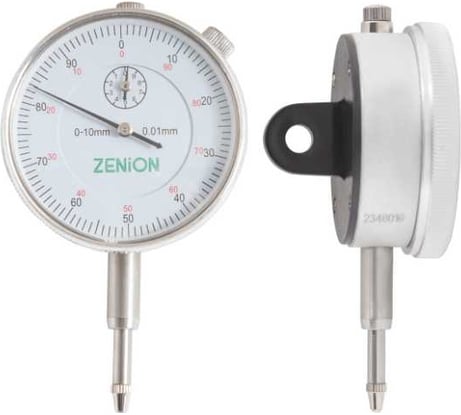 Индикатор часового типа ZENION ИЧ10 (0.01мм) кл.1 с ушком ич00001