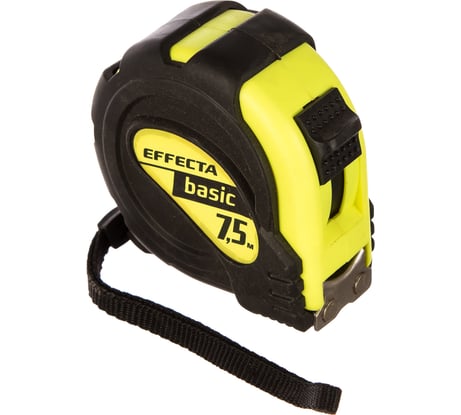 Рулетка с магнитом 7,5м / 25 мм EFFECTA Basic 577525