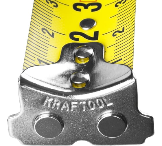 Рулетка KRAFTOOL Grand 5 м, 25 мм, обрезиненный пластиковый корпус 34022-05-25