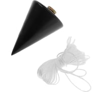 Отвес ТУНДРА конусный, шнур 5 метров, 200 г 1722202