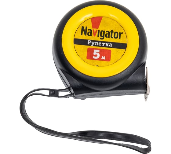 Рулетка Navigator 80 258 NMT-Ru01-A-5-19 (автостоп, 5 м х 19 мм) 80258