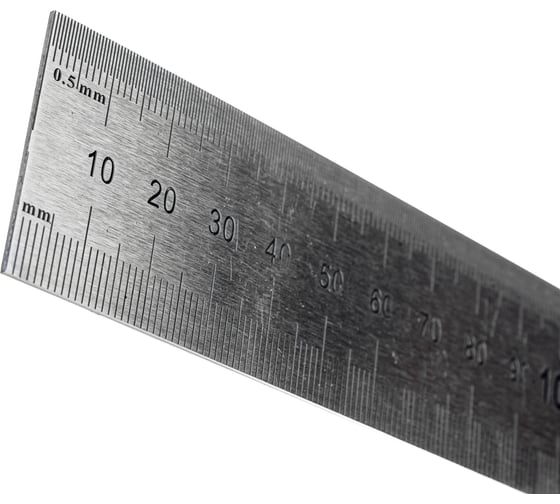 Измерительная металлическая линейка 1000х35 Micron МИК 34313