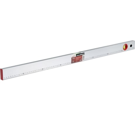 Уровень ЛОМ алюминиевый, 2 глазка, линейка, 800 мм 2964617