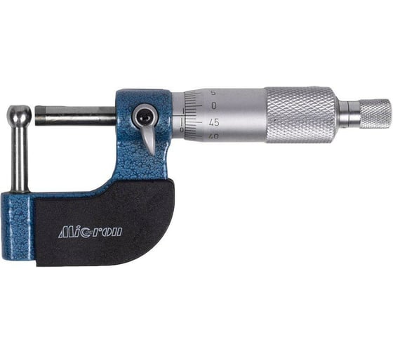 Трубный микрометр МТ- 50 0,01 со сферической пяткой Micron МИК 450486
