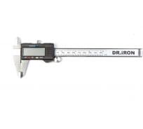 Электронный штангенциркуль Dr. IRON 150 мм нерж. сталь в пенале DR6003