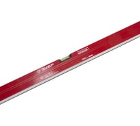 Коробчатый уровень, 2 ампулы, крашеный, фрезерованная базовая поверхность, 200см Зубр "УСП - 1" 34586-200