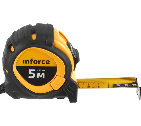 Рулетка с тройным стопом Inforce 5Х25 06-11-71