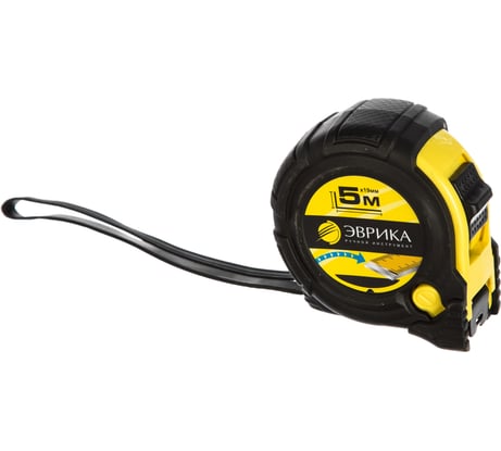 Рулетка Эврика 5м 19мм YELLOW ER-63519 987285