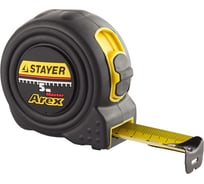 Рулетка STAYER PROF AREX, двухкомпонентный противоударный корпус, 5м/25мм 3410-05-25_z01