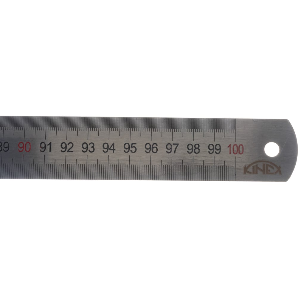 Стальная линейка 1000х30х1 мм, цветная шкала 0,5 мм Kinex (K-MET) 1022 ...