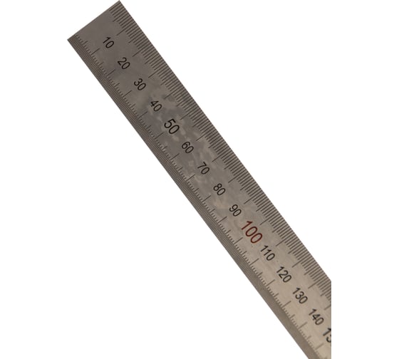 Стальная линейка 300х25х1 мм, цветная шкала 0,5 мм Kinex (K-MET) 1022-02-030